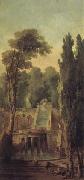 Landscape with Terrace and Cascade